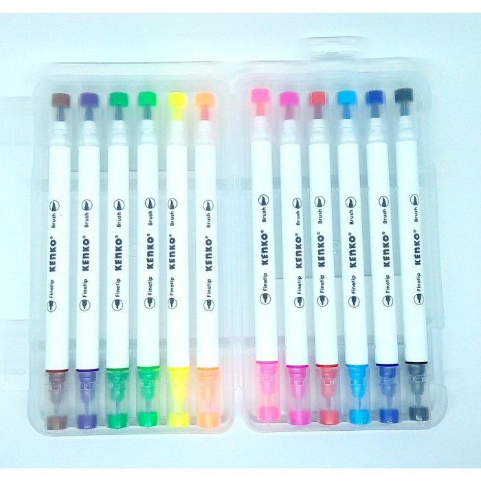 

Terbatas Kenko Dual Tip Water Color Marker 12C1 Hemat