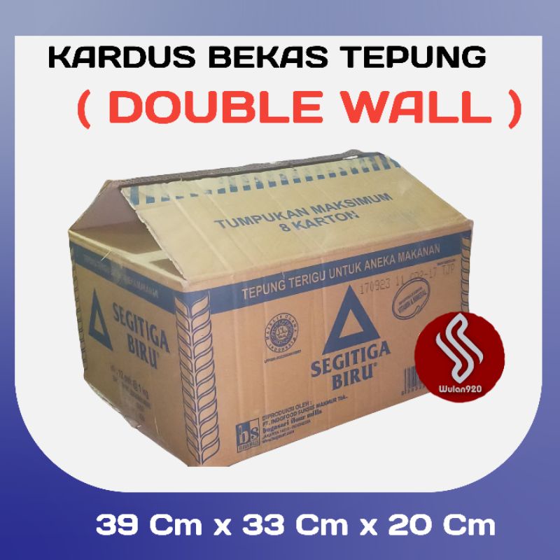 

KARDUS BEKAS TEPUNG 39 x 33 x 20 Cm
