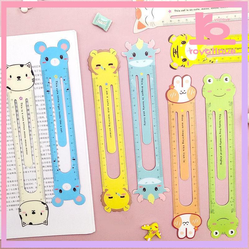 

COD✨Penguasa Kreatif Skala 15 Cm Lucu Kartun Magnetik Lembut Penggaris Zodiak Bookmark Alat Tulis Siswa-love