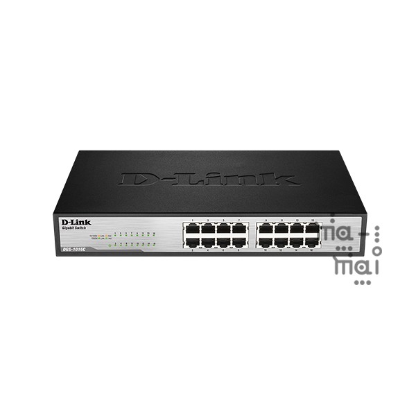 D-Link Switch DGS-1016C 16-Port 10/100/1000Base-T Unmanaged Standalone