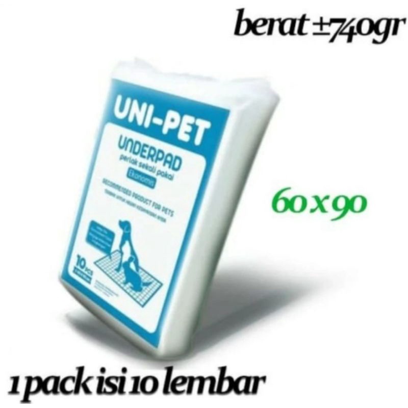 UNI-PET UNDERPAD 60X90 perlak hewan