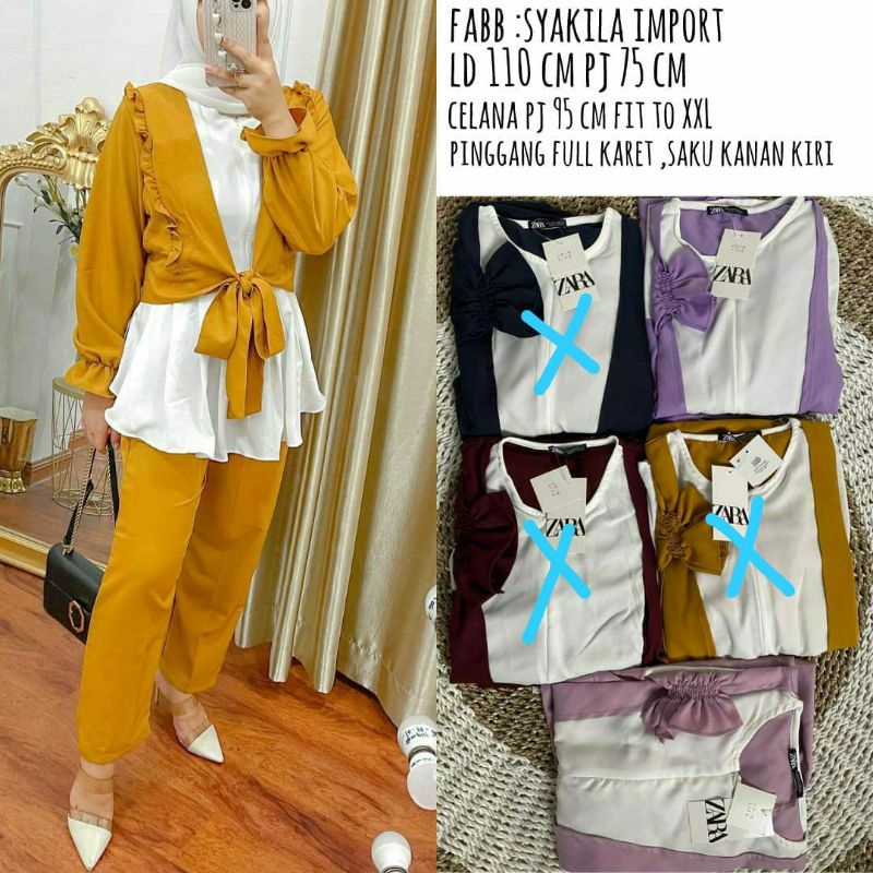 SET CELANA SYAKILA IMPORT h