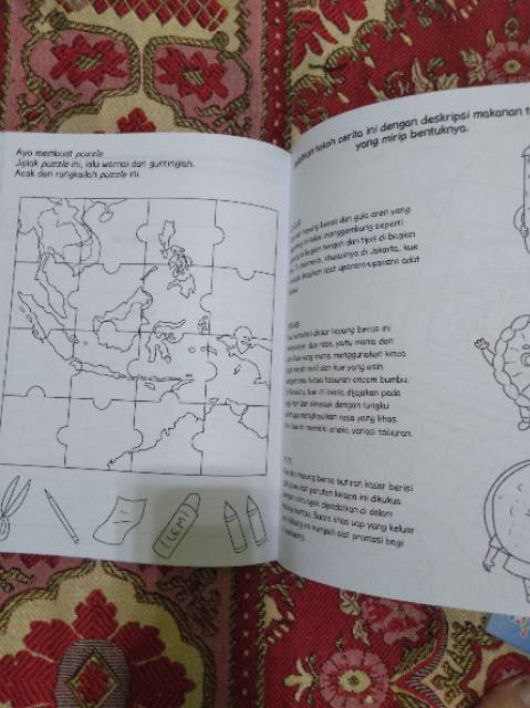 Buku Anak - Kisah Lezat dari Lezatika - Cerita dan mewarnai