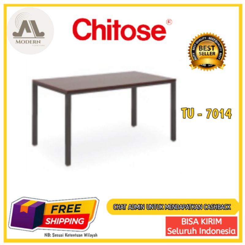 TERMURAH Meja sekolah / Meja Belajar / Meja  kantor / Meja serbaguna terbaru Chitose Tipe TU 7014