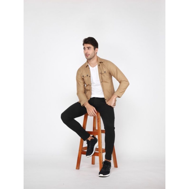 Jacket Canvas Pria