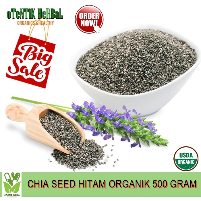 

CHIA SEED HITAM ORGANIK 500 GRAM