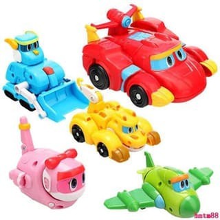 GOGO DINO Go Go Dinosaurs Robot Transformer Mainan  