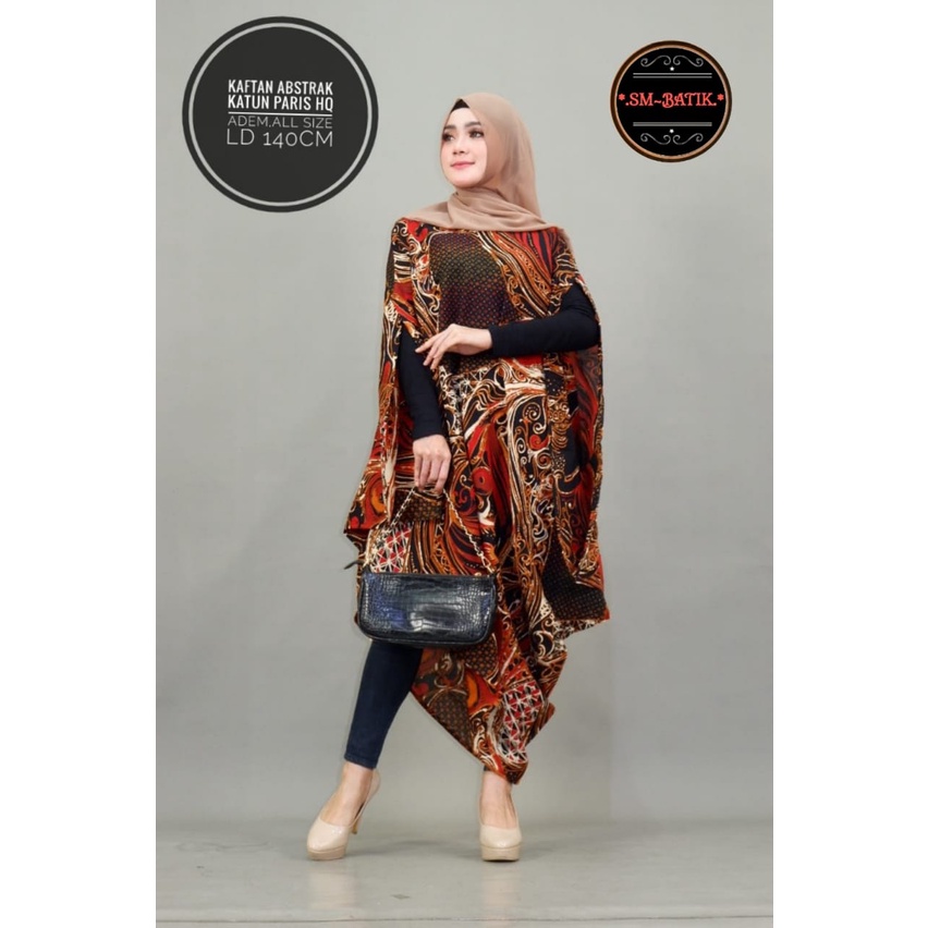 KAFTAN KATUN PARIS BATIK KONDANGAN WANITA TERBARU