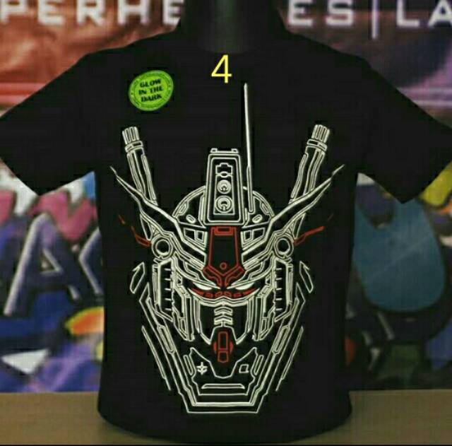 Kaos Superhero Anak Laki Laki Glow In The Dark