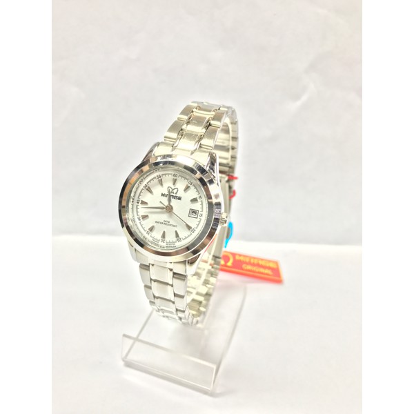 PROMO MURAH JAM TANGAN ORIGINAL Jam Tangan wanita Mirage 7380L silver