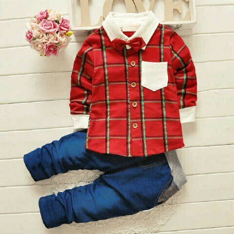 Set Kid Line Setelan Baju  Anak  Bahan Spandek Terlaris 