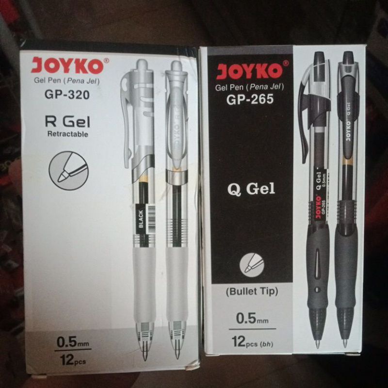 

pulpen gel joyko mata pena 0.5mm GP265 GP320