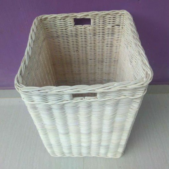 Keranjang kotak besar laundry penyimpanan barang 35x35x55 cm