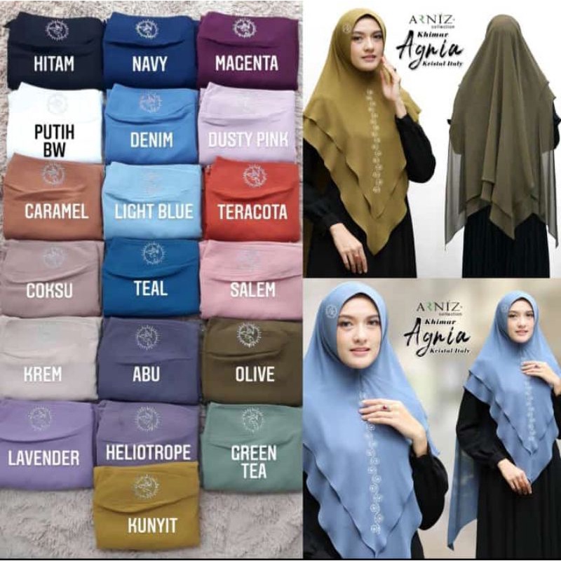 Khimar Agnia Original by Arniz