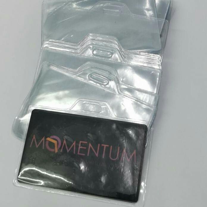 

PROMO HARI INI Plastik namecard ID card ukuran 6 x 9 cm. Posisi mendatar. Harga utk 100pcs