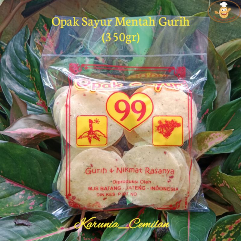 

Opak sayur mentah 350gr Gurih & Nikmat asli limpung batang