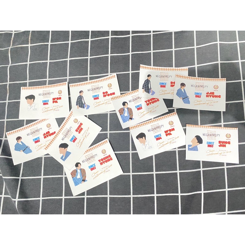 Sticker Day6 Negentropy unofficial Sungjin Jae Youngk Wonpil Dowoon