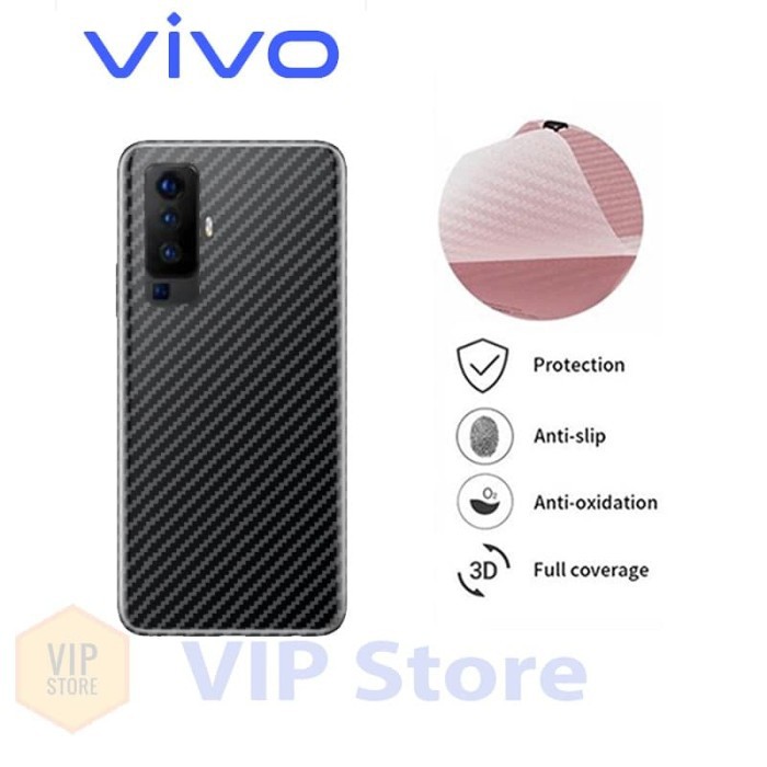 Back Skin Carbon Vivo X50 - Skin Carbon Vivo X50 - SC