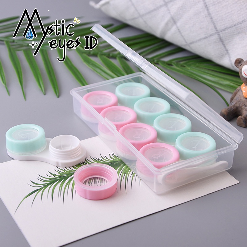 MYSTICEYES Complete Softlens Case / Case Soflens / Kontak Lensa Case Lengkap