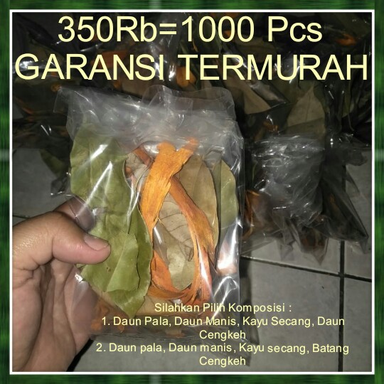 

WEDANG UWUH REMPAH SAJA ISI 1000 BUNGKUS/GROSIR WEDANG UWUH TERMURAH