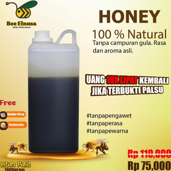 

BAYAR DITEMPAT Madu Asli Hitam Pahit 1kg /madu murni (garansi 100 %)/MINUMAN COLLAGEN/MINUMAN YOYIC/MINUMAN DIET/MINUMAN PEMUTIH BADAN/MINUMAN KOREA/MINUMAN KEMASAN/MINUMAN KALENG/MINUMAN KOTAK/MINUMAN SEHAT HERBAL/MINUMAN SEHAT UNTUK TUBUH/MINUMAN SEHAT