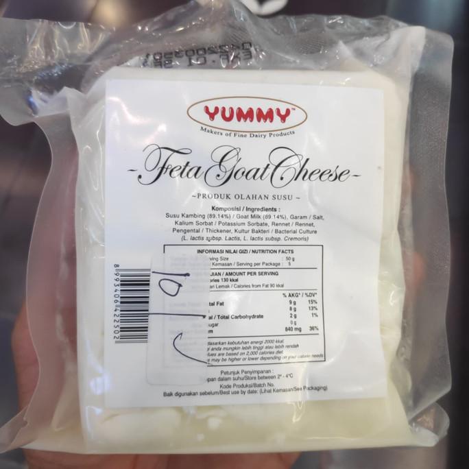 

YUMMY FETA GOAT CHEESE KEJU FETA DARI SUSU KAMBING 250GR