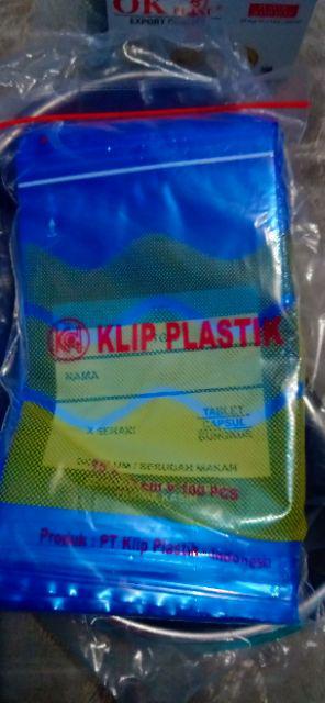Plastik Klip Obat 15x10cm