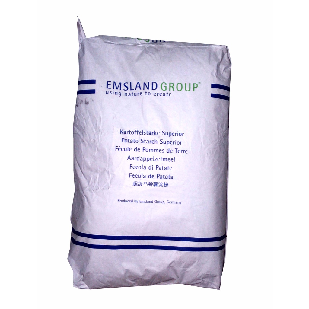 

Tepung Pati Kentang (Putih) Sang Fen Potato Starch Merek Emsland Dari Jerman 25 kg Khusus Ekspedisi KARGO