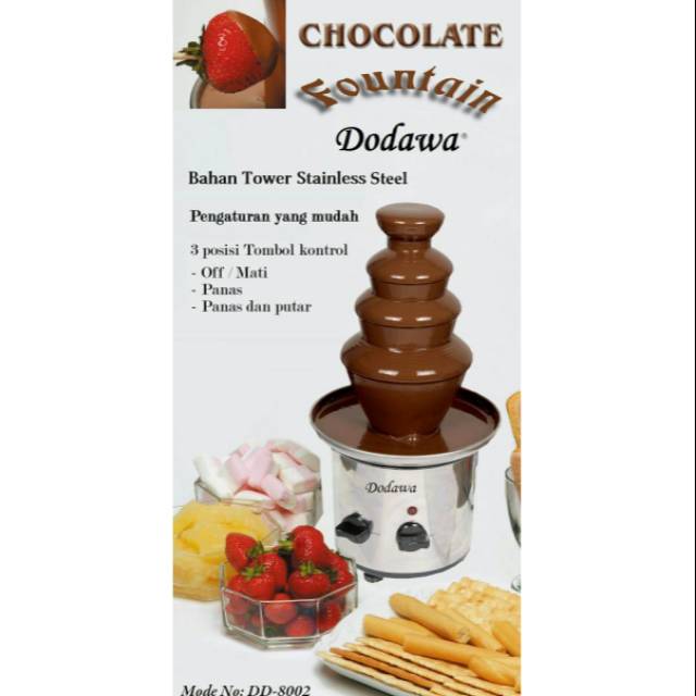Coklat Fountain Dodawa 4 Tingkat