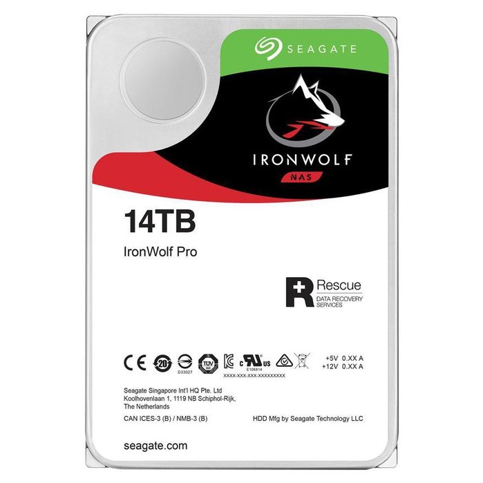 SEAGATE IronWolf Pro 14TB ST14000NE0008 3.5&quot; 7200RPM 256MB SATA HDD