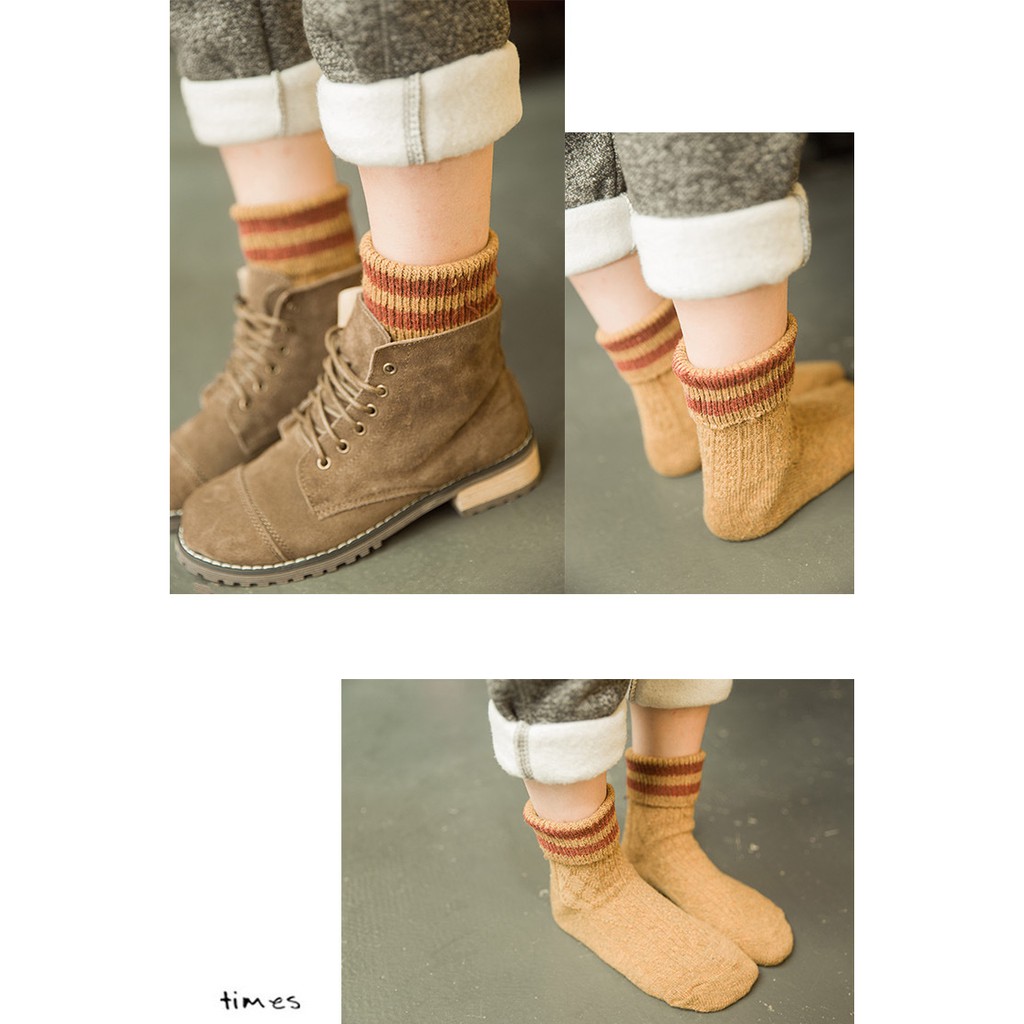 KK-26 kaos kaki winter knit rajut korea autumn tebal japan jepang