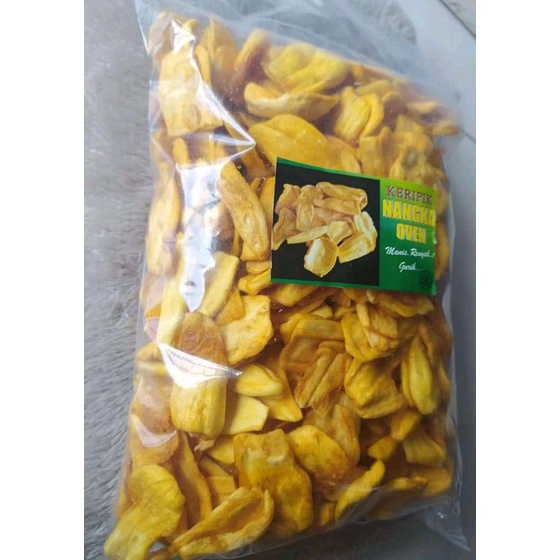 500gr KERIPIK NANGKA OVEN MANIS LEGIT