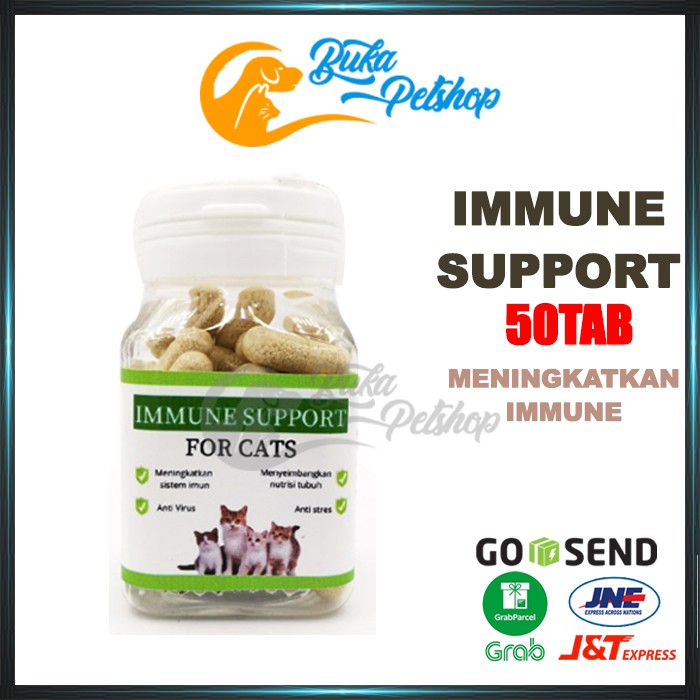 Vitamin Meningkatkan Imune Kucing IMMUNE SUPPORT 50TAB