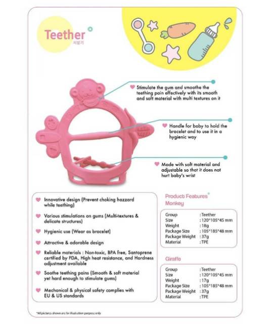 ANGE BRACELET TEETHER