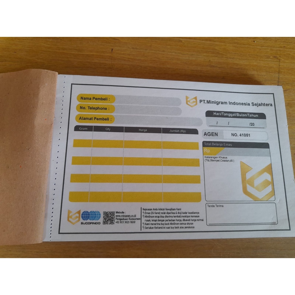 MINIGRAM 0.005 GRAM Emas Mini Logam Mulia-3
