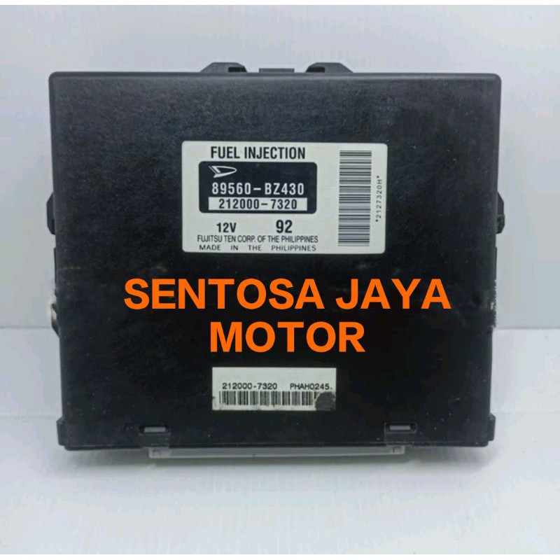 ECU COMPUTER KOMPUTER TOYOTA RUSH 2006-2012 ASLI 89560-BZ430 SUBSTITUSI 89560-BZ431 ORIGINAL