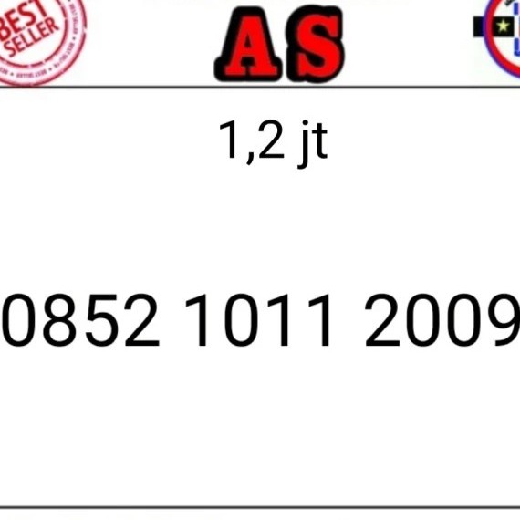 Kartu Perdana As Seri Tahun 2009 - 0852 1011 2009 LRI 499