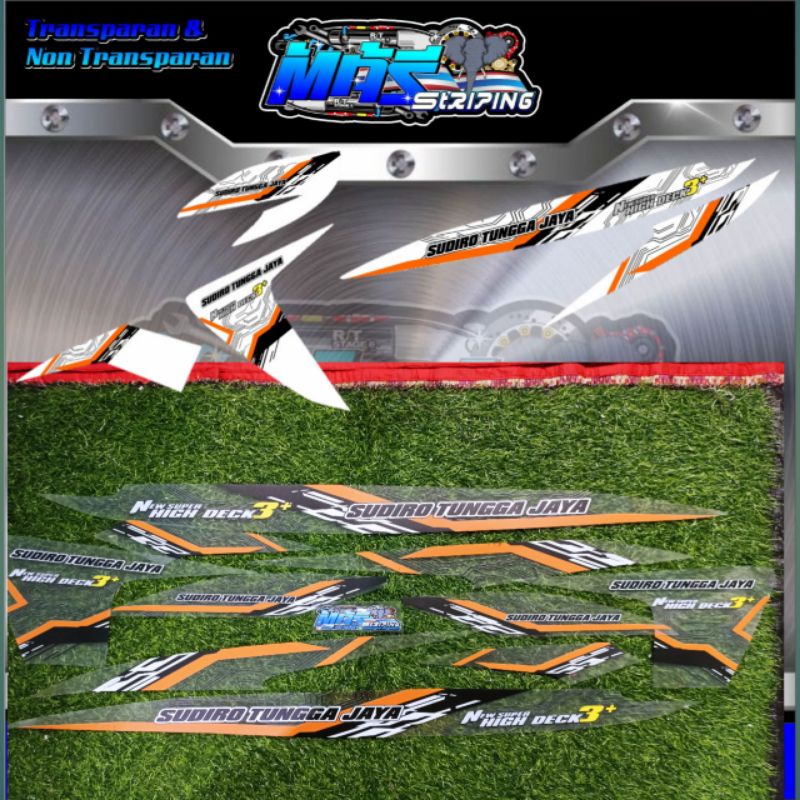 striping sticker vario 110 livery bus stj transparan custame