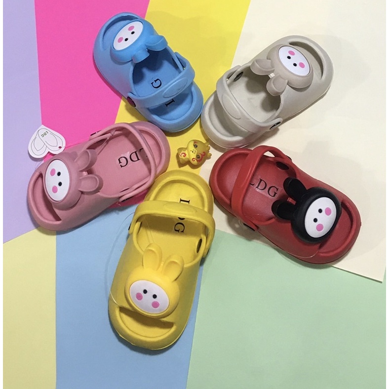 sendal let anak rabbit unisex lucu import LDG 2005