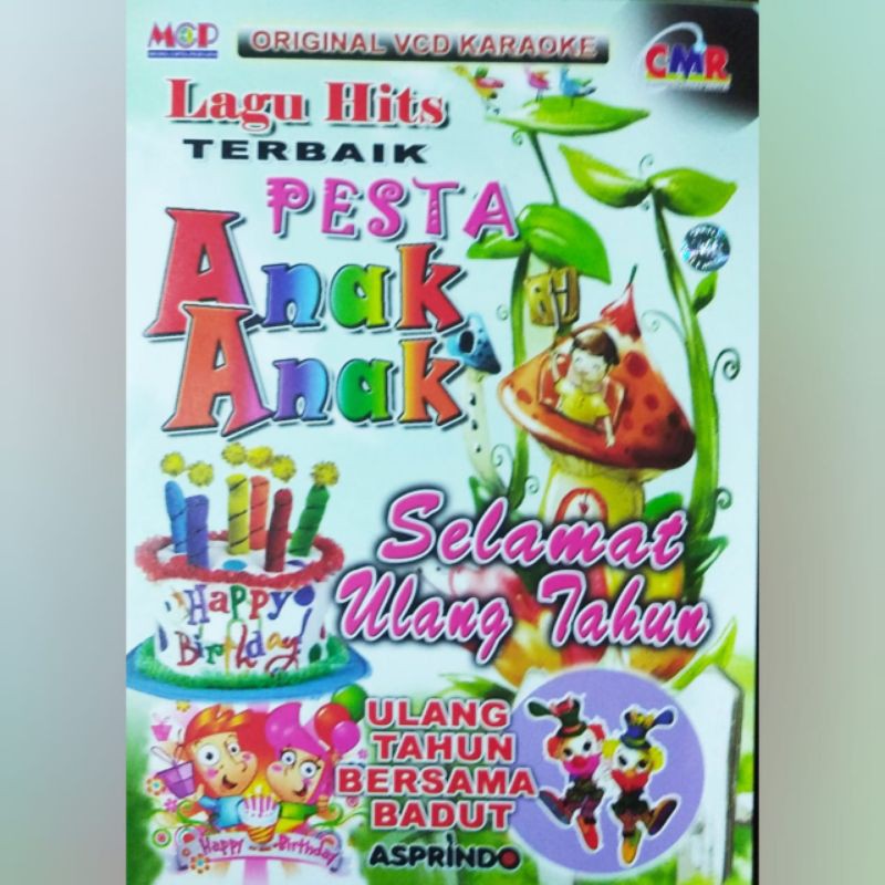 KASET VCD LAGU HITS TERBAIK Pesta Anak Anak Selamat ULANG TAHUN