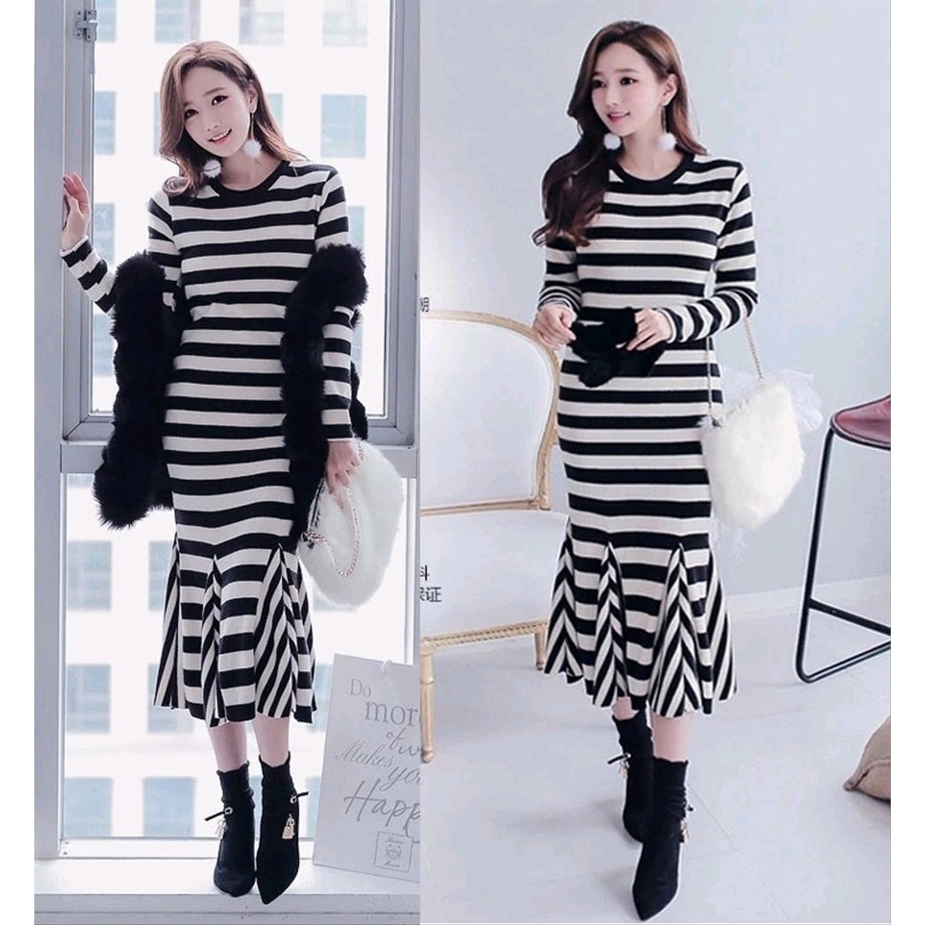 H DRESS VINA SALUR gaun pesta pernikahan kondangan garis panjang natal imlek sincia gereja lebaran