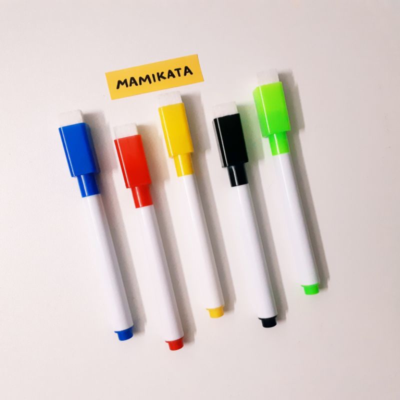 

Spidol Warna Wipe and Clean Whiteboard Papan Tulis Magnet