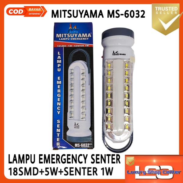 Lampu Emergency Portable Multifungsi MITSUYAMA MS-6032 18 SMD