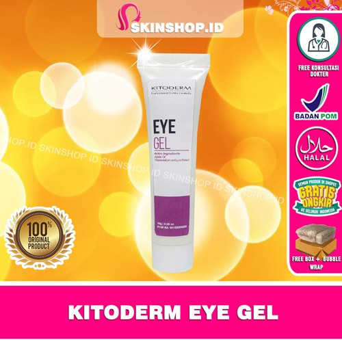 Kitoderm Eye Gel 10gr Original / Gel Mata BPOM Aman
