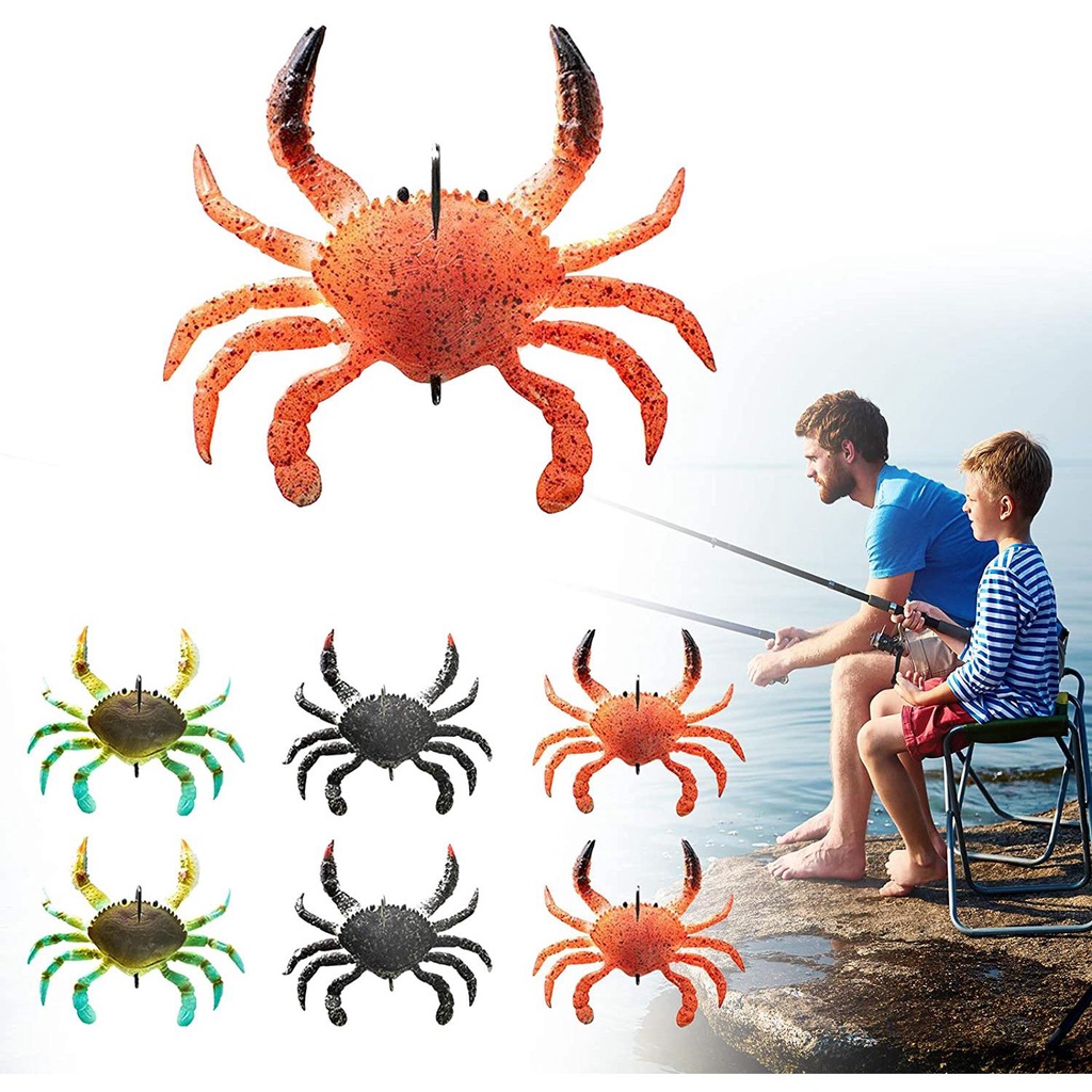 Smash Crab Lure Protable Baits Umpan Empuk Bebek Topwater