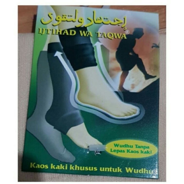 Kaos kaki wudhu Ijtihad wa taqwa / kaos kaki muslimah wudhu