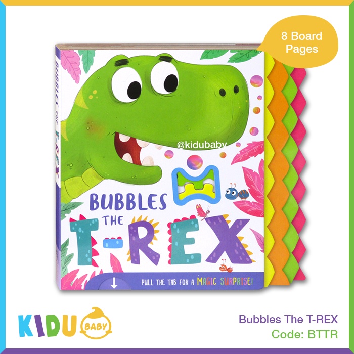 Buku Cerita Anak atau Buku Cerita Bayi Bubbles The T-REX Kidu Baby