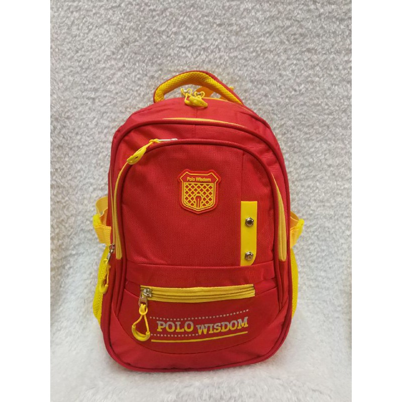 TAS RANSEL POLO WISDOM 77315 IMPORT. Backpack SD. SEKOLAH . BONUS RAINCOVER . DARENA BAGS BANDUNG