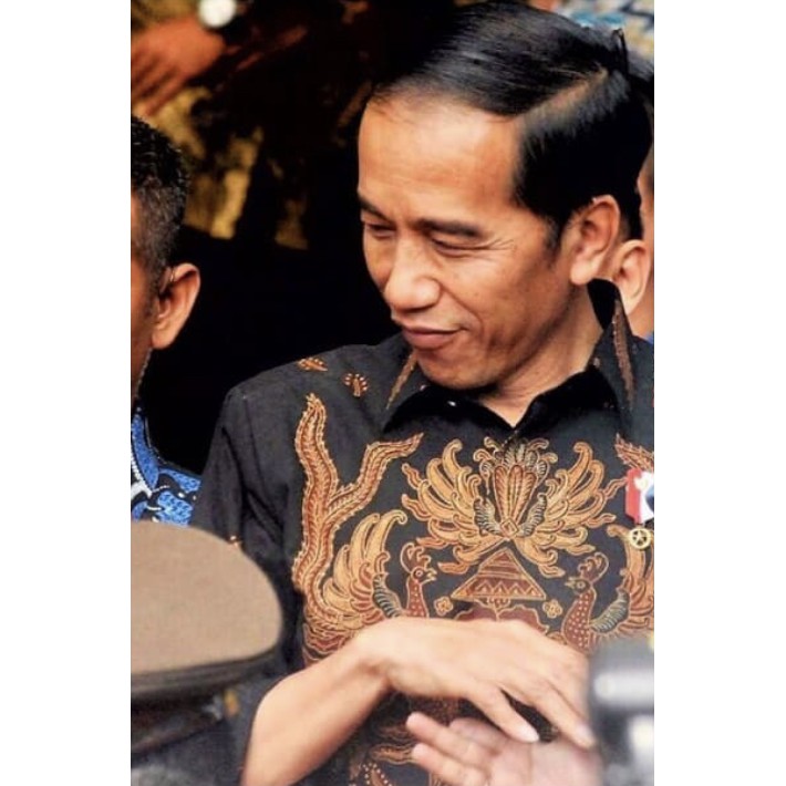 Kain Kemeja Batik Tulis Pria Wanita Lengan Pendek Panjang jokowi