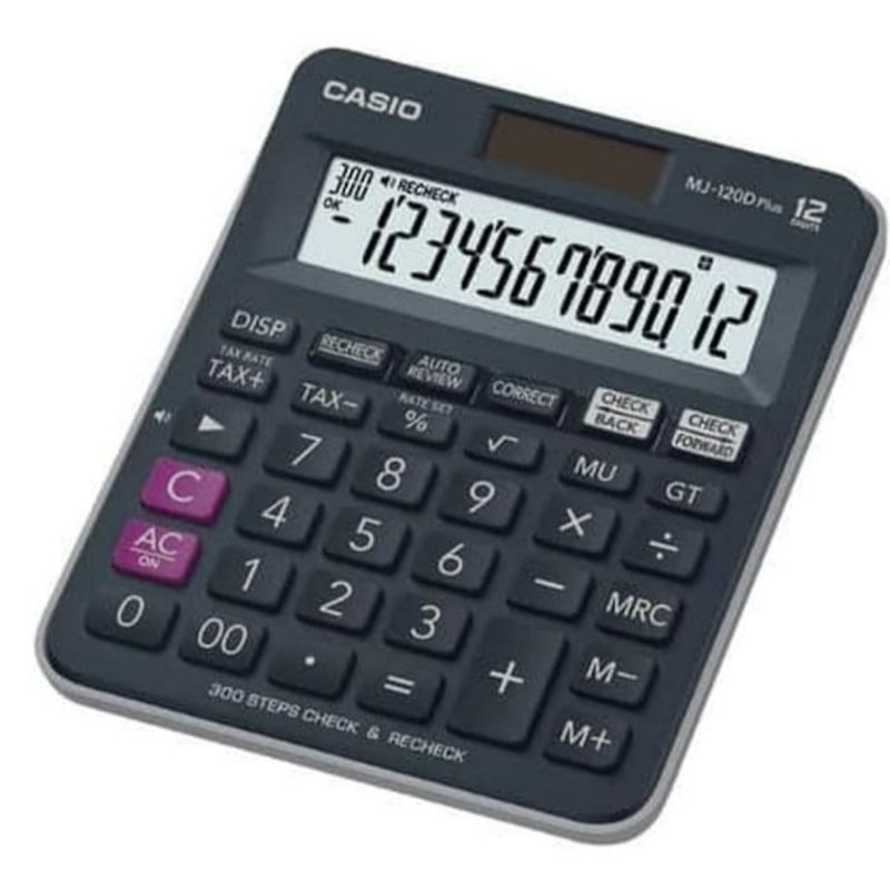 KALKULATOR CHECK &amp; CORRECT CASIO MJ120D PLUS / Calculator Cek Ulang